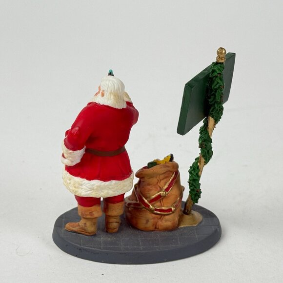 Coca-Cola Santa Claus Figurine Department 56 Village Decor 3" Without Box - Picture 4 of 9